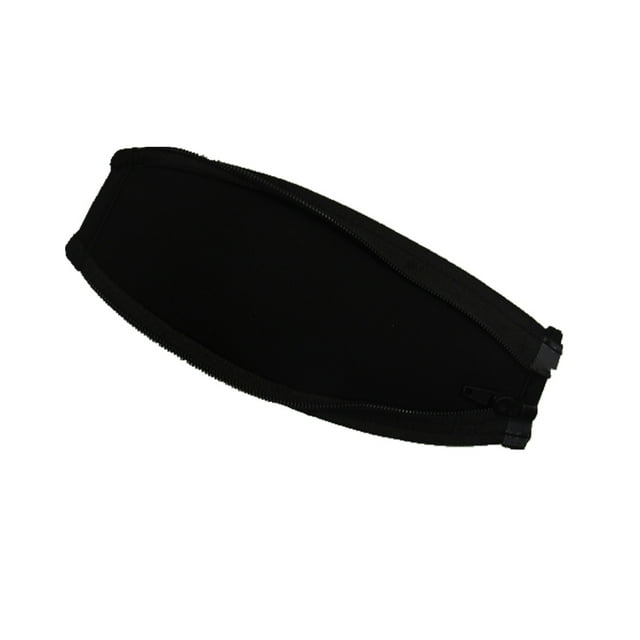 Seitruly Diadema con cremallera, Protector grueso, diademas protectoras, almohadilla transpirable, repuesto de piezas de reparación para Relojes inteligentes Negro