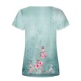 thumbnail image 5 of Aloohaidyvio Tops for Women ,Women Fashion Tops Casual Short Sleeve Loose T-Shirt Blouse, 5 of 5