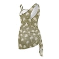 thumbnail image 5 of Tutolipy Palm Tree Pattern Girls One Piece Swimsuit, Quick Dry Lightweight Girls' One Piece Swimsuit with Cover Up for Swimwear 9-10 Years Old, 5 of 10