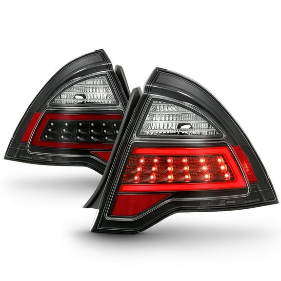 Black 2010 2011 2012 Ford Fusion LED Light Tube Tail Lights Lamps Left Right