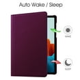 thumbnail image 3 of Rotating Case for Samsung Galaxy Tab S7 11'' 2020 SM-T870/T875，Finte Preminm Leather 360 Degree Swivel Stand Cover Built-in S Pen Holder Auto Sleep/Wake, Purple, 3 of 7
