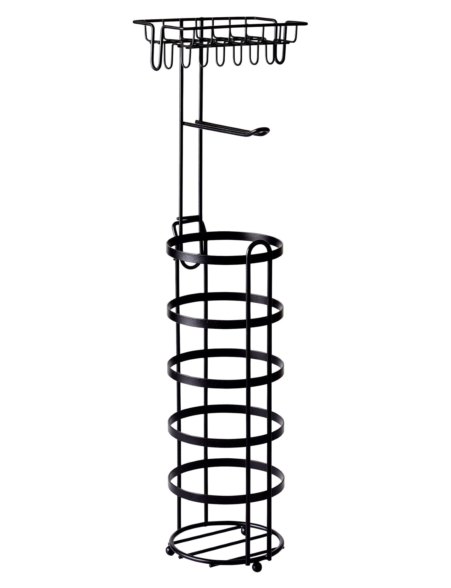 Better Homes & Gardens Flatwire Free-Standing Toilet Paper Reserve with Holder