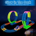 thumbnail image 1 of Kids Race Car Track Sets, Flexible Train Tracks for Toddlers, 1 of 4