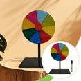 thumbnail image 6 of S SERENABLE Table Prize Turntable Roulette Wheel Stable Base Editable with Marker Tabletop Fortune Wheel for Tradeshow Carnival Pub Party 8 Grids, 6 of 8