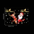 thumbnail image 3 of Removable Waterproof Christmas Wall Stickers - Reindeer & Santa Claus Designs, Antistatic Material, Easy to Apply, Suitable for Living Room, Bedroom & Home Decor, Enhances Holiday Vibe, 2pcs, 3 of 6