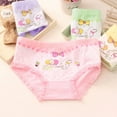 thumbnail image 6 of YTDSCS 2-12T Little Girls Cotton Underwear Briefs Shorts for Toddler Kids Panties Baby Princess Panties (4 Pack) (Colour Mix & Match), 6 of 8