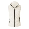 thumbnail image 1 of MixMatchy Women's Casual Lightweight Stand Collar Quilted Long Sleeve Puffer Vest, 1 of 7