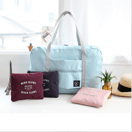 LNKOO Fashion Travel Foldable Duffel Bag, Lightweight Waterproof Luggage Travel Bag for Women and Men,Waterproof Handbag or Sports, Gym,