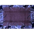 thumbnail image 1 of Ahgly Company Machine Washable Indoor Rectangle Abstract Blue Modern Area Rugs, 2' x 5', 1 of 4