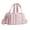 pink, variant on Puffer Tote Bag Portable Trendy Shoulder Bag for Short Trips Shopping Hiking Camel