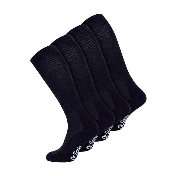 Mens Knee High Diabetic Socks | Dr.Socks | Extra Wide Loose Long Bamboo Socks for Swollen Legs