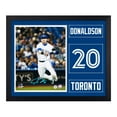 thumbnail image 1 of Josh Donaldson Uniforme Signé Toronto Blue Jays Cadre Graphique 19x23, 1 of 2
