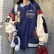 thumbnail image 4 of -Chaqueta Bomber Vintage para mujer, chaquetas de béisbol universitarias Harajuku, uniforme universitario de moda coreana, ropa de calle de gran tamaño Y2k, 4 of 5