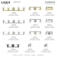 thumbnail image 5 of Livex Lighting - Oldwick - 5 Light Large Bath Vanity In Nautical Style-8.25, 5 of 10