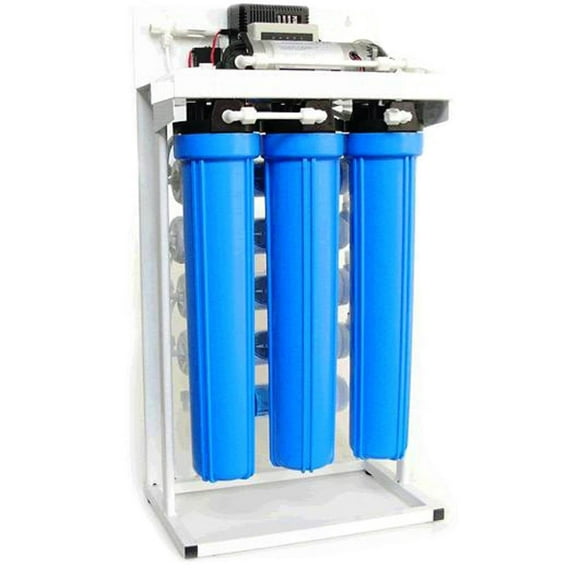 Light Commercial Reverse Osmosis Water System RO 400 GPD with Booster Pump