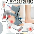 thumbnail image 2 of Plantar Fasciitis Night Splint-Upgrade 3 Adjustable Foot Relief Brace,Straps Plantar Fasciitis Relief Night Splint Women Men,Support Relief Foot Drop Achilles Tendonitis Day Night, 2 of 5