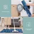 thumbnail image 6 of Blue Christmas Snowflake Pattern Kitchen Rugs Sets Of 3,Kitchen Runner Rugs Non Skid Washable,Decorative Kitchen Floor Mats for Kitchen,Sink,Laundry,17"x30"+ 17"x47" + 17"x59", 6 of 6