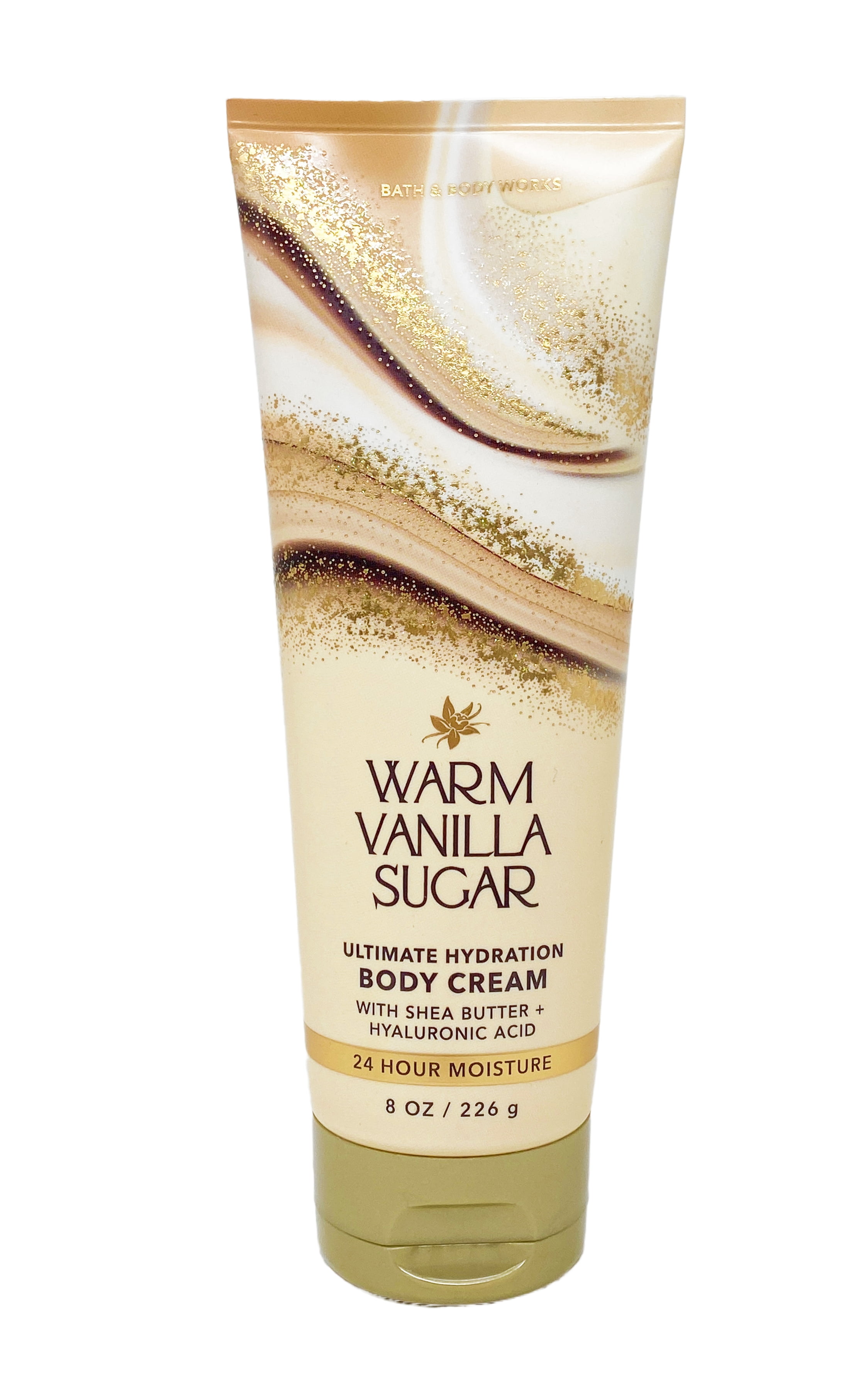 Bath & Body Works Warm Vanilla Sugar Ultimate Hydration Body Cream and Moisturizing Body Wash with a Natural Oats Bar Soap