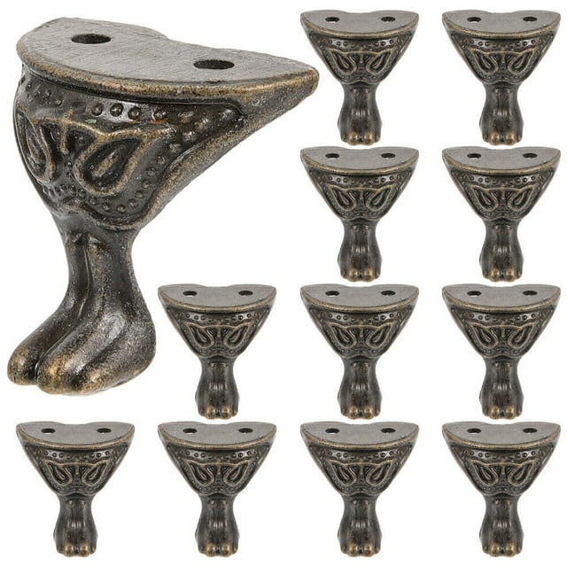 12 Pcs Wood Case Legs Corner Protector Furniture Feet Replacement Foot Gift Box