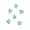 Transparent Blue AB, variant on 96pcs Crystal Lane DIY Bicone 7in 4mm Opaque Cream AB 2 glass bead Strands for Jewelry Making, DIY Crafts & Decorations