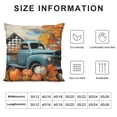thumbnail image 5 of ARISTURING  Autumn Decorative Pillow Covers Hello Fall Y’All Blue Truck Buffalo Pumpkins Mason Jar Thankful Grateful Blessed Decor Maple Leaf Pillows Cushion Case for Home Sofa Couch, 5 of 5