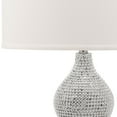 thumbnail image 7 of SAFAVIEH Nicole 24.5 in. H Glam Bead Base Table Lamp, Silver/White, Set of 2, 7 of 7