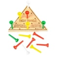 thumbnail image 1 of 3 X Triangle en Bois I.Q. Test Solitaire Jeu de Cheville par Unknown, 1 of 1