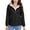 Black, variant on Womens Windbreaker Jacket Casual Hooded Long Sleeve Lightweight Outdoor Sports Coat for Spring Summer,Wine M