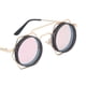 thumbnail image 5 of Gafas de sol Zulema steampunk marco Redondo UV400 Unisex rosado, 5 of 7