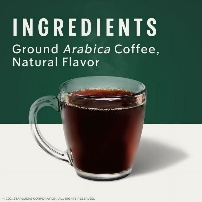 Starbucks Toffeenut Flavored Ground Coffee, Keurig Genuine K-Cups