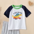 thumbnail image 5 of Toddlers Kids Girls Boys Short Set 2 Piece Active Clothing Set Short Sleeve Tee and Pull on Short 6-24 Months 2T 3T 4T 5T 6T 7T 18-24 Months, 5 of 6