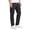 Dark Gray, variant on Zylarhe Casual Pants for Men, European Solid Color Splicing Pocket Elastic Straight Leg Pants For Men Casual Loose Trend Foreign Trade Sports Dark Gray L