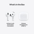 thumbnail image 4 of Apple AirPods 4 with Active Noise Cancelling ( ANC ) True Wireless Earbuds with USB-C Charging Case | Certified Refurbished Grade A, 4 of 6