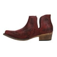 thumbnail image 3 of Roper Womens Ava Laser Embossed Snip Toe Cowboy  Ankle Boots, 3 of 5