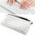 thumbnail image 1 of Vintage  Typewriter Keyboard,  5.0, Compact 86 Keys Retro Style, Edge to Edge  Tech, FN Function Keys, Recess Design, Compatible with , , IOS, 1 of 7