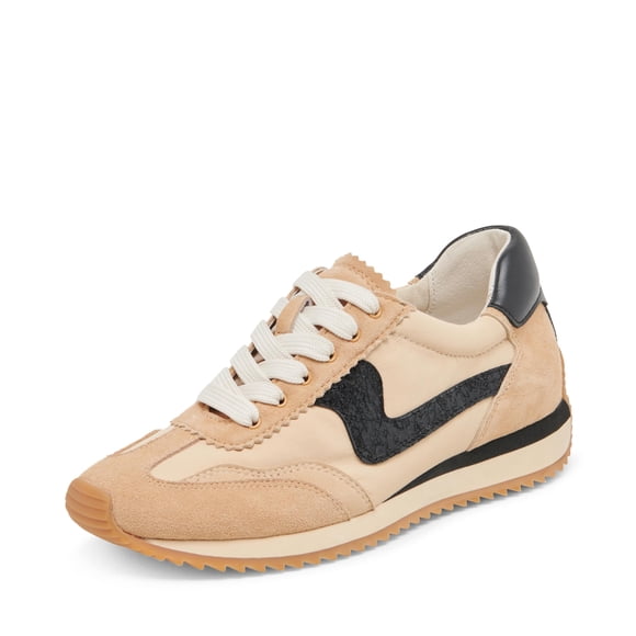 Zapatillas de mujer Dolce Vita B.NTCD en nylon multicolor color tan, talla 8 mediana
