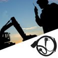 thumbnail image 4 of Auricular con gancho para la oreja cable más grueso Auricular de cabeza M micrófono remoto ergonómico para radio GP2000/GP2100, 4 of 7