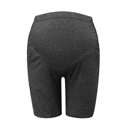

Solid Yoga Color Maternity Pregnancy Workout Shorts Shorts Pants Women Maternity pants