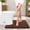 Brown, variant on Memory Foam U-Shaped Toilet Bath Mat, Soft Thick Contour Rug, Absorbent Non-Slip Commode Pad, Machine Washable, 24 x 20 Inches, Gray