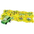 thumbnail image 1 of stanreset Electric Automation Race Car Track Building Toy Set 2. Electric Automation Rail Car Building Toy dinosaur【15PCS】, 1 of 6