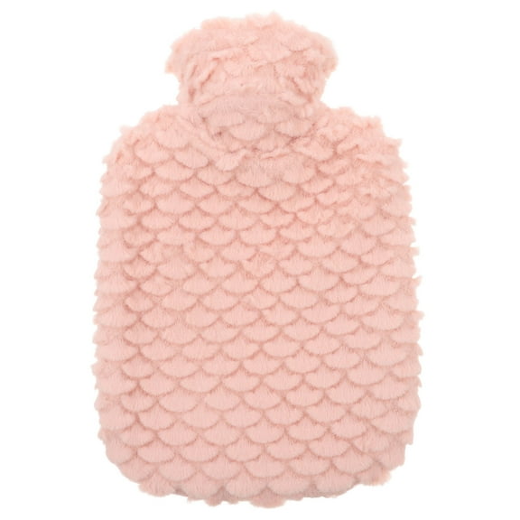 LULULION Water Filled Hot Water Bag High Density PVC Pink 1Set