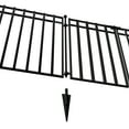 Yardlink Black Steel Gate Panel, 34 inch H x 48 inch W