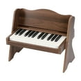 thumbnail image 4 of HILABEE Kids Piano Keyboard Musical Instrument Toddler Music Learning Toy Mini Piano Deep Wood Color, 4 of 8
