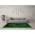 thumbnail image 3 of Ahgly Company Indoor Rectangle Abstract Green Modern Area Rugs, 7' x 10', 3 of 4