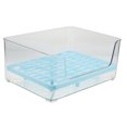 thumbnail image 2 of KAKOWELY Transparent Rabbit Litter Box Pet Toilet Potty Trainer Small Animals Litter Box,11.81"X8.66"X5.12", 2 of 4