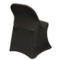 thumbnail image 2 of Your Chair Covers Spandex Folding Wedding Black, Solid Stretchable, 2 of 5