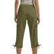 thumbnail image 5 of Pantalones de Cintura Elástica para Mujeres Color Sólido Ropa Casual Bolsillos de Longitud Completa Capris Mujeres Cintura Elástica Capris, 5 of 5
