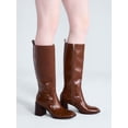 thumbnail image 2 of Free Assembly Women's Faux Leather Square Toe Tall Boots, 2 of 8