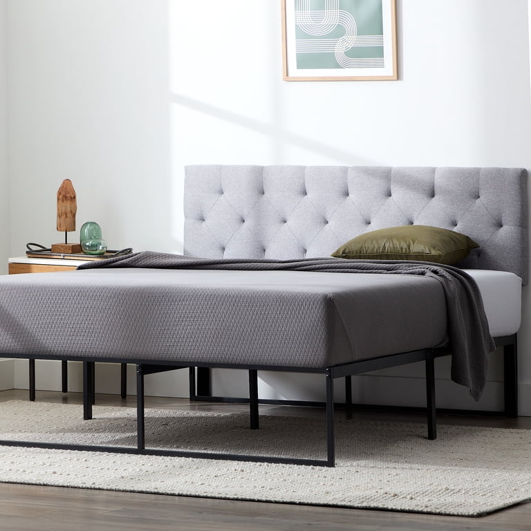 Rest Haven Eugene Diamond Tufted Upholstered Queen Headboard photo 3