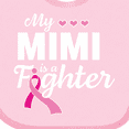 thumbnail image 4 of Inktastic Breast Cancer Awareness My Mimi is a Fighter Boys or Girls Baby Bib, 4 of 4